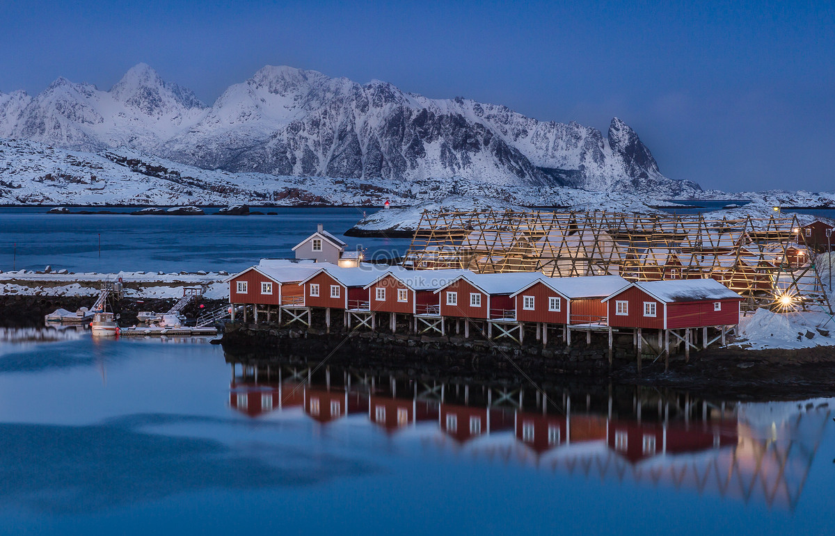 Nh Phong C Nh Ban M C A Svolvaer Fjord Qu N O Lofoten Na Uy T I