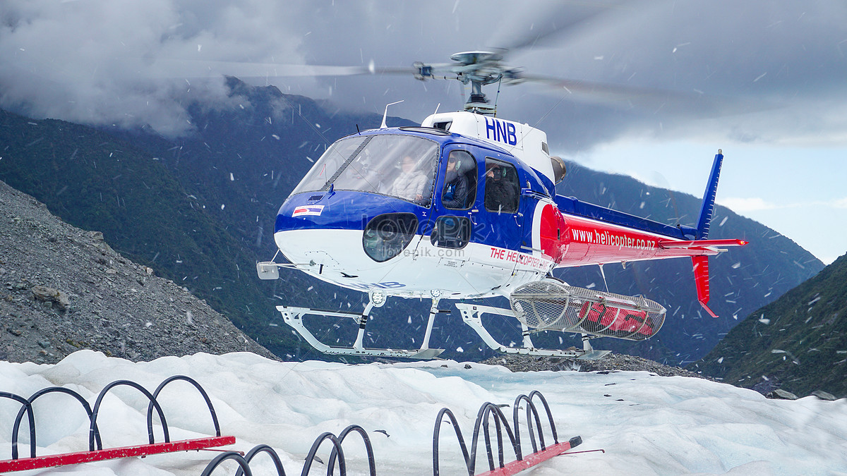 New Zealand Fox Glacier Helicopter Landing Picture And Hd Photos Free