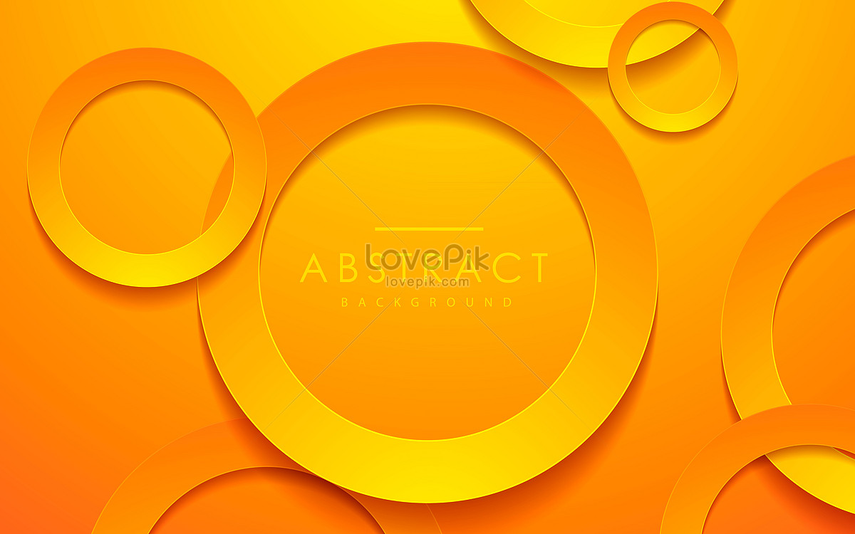 Абстрактный 3d круг Papercut слой желтый баннер фон изображение_Фото номер  450033637_JPG,EPS Формат изображения_ru.lovepik.com