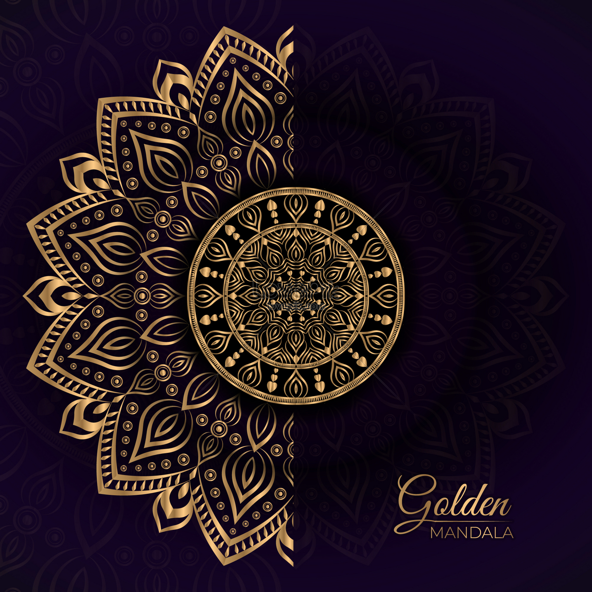 Abstract Beautiful Golden Mandala Design Background Download Free | Banner  Background Image on Lovepik | 450075682