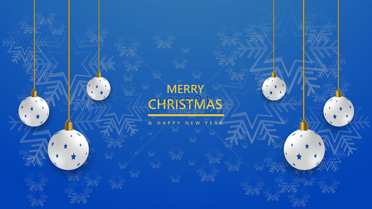 Blue Elegant Merry Christmas Background Download Free | Banner Background  Image on Lovepik | 450048924