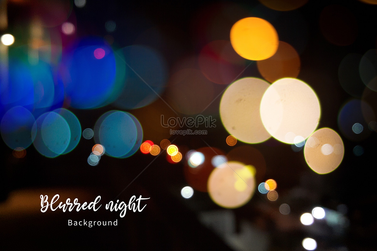 Blurred Night Light Spot Background Download Free | Banner Background Image  on Lovepik | 450011246