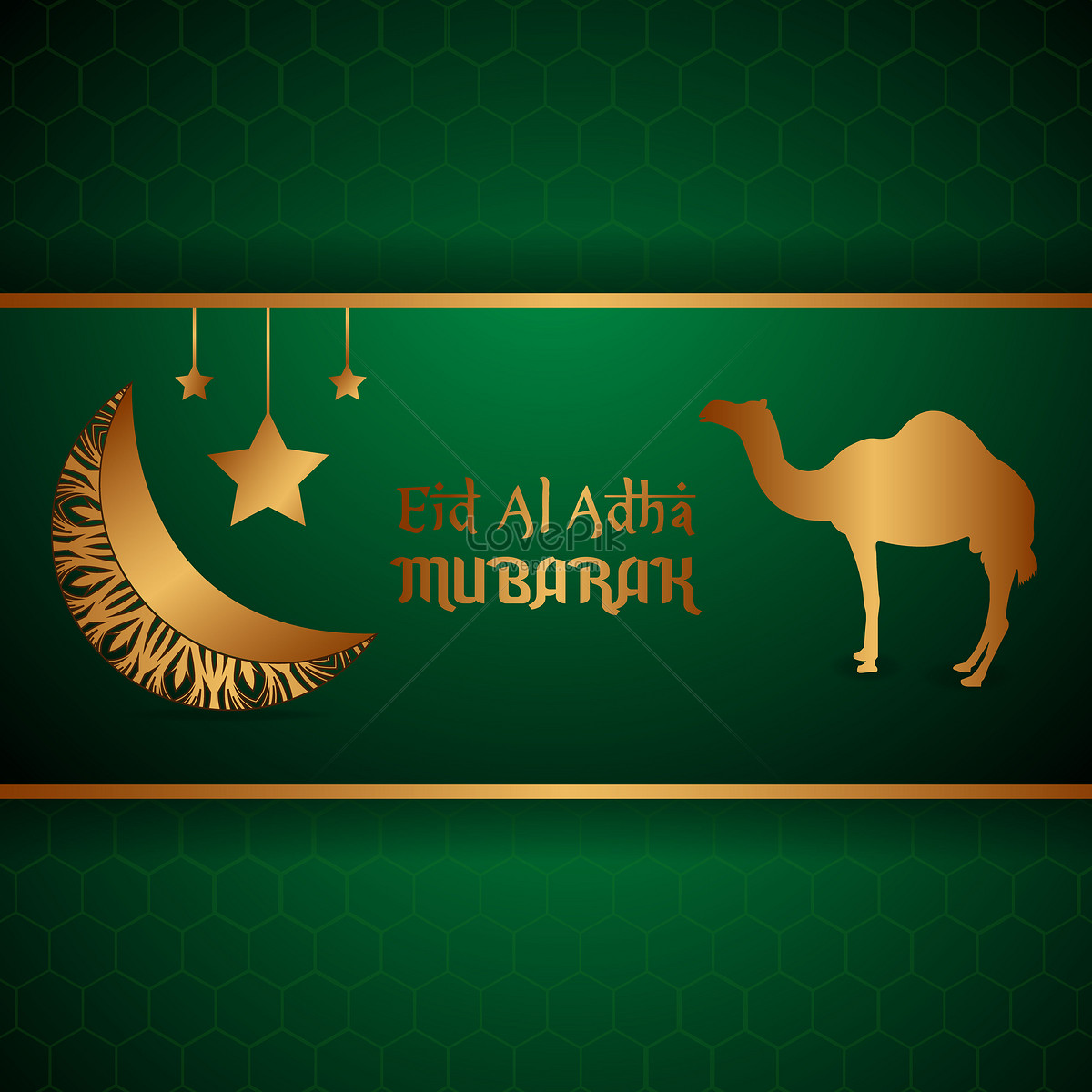 Eid Al Adha Mubarak Cresent Moon Mubarak