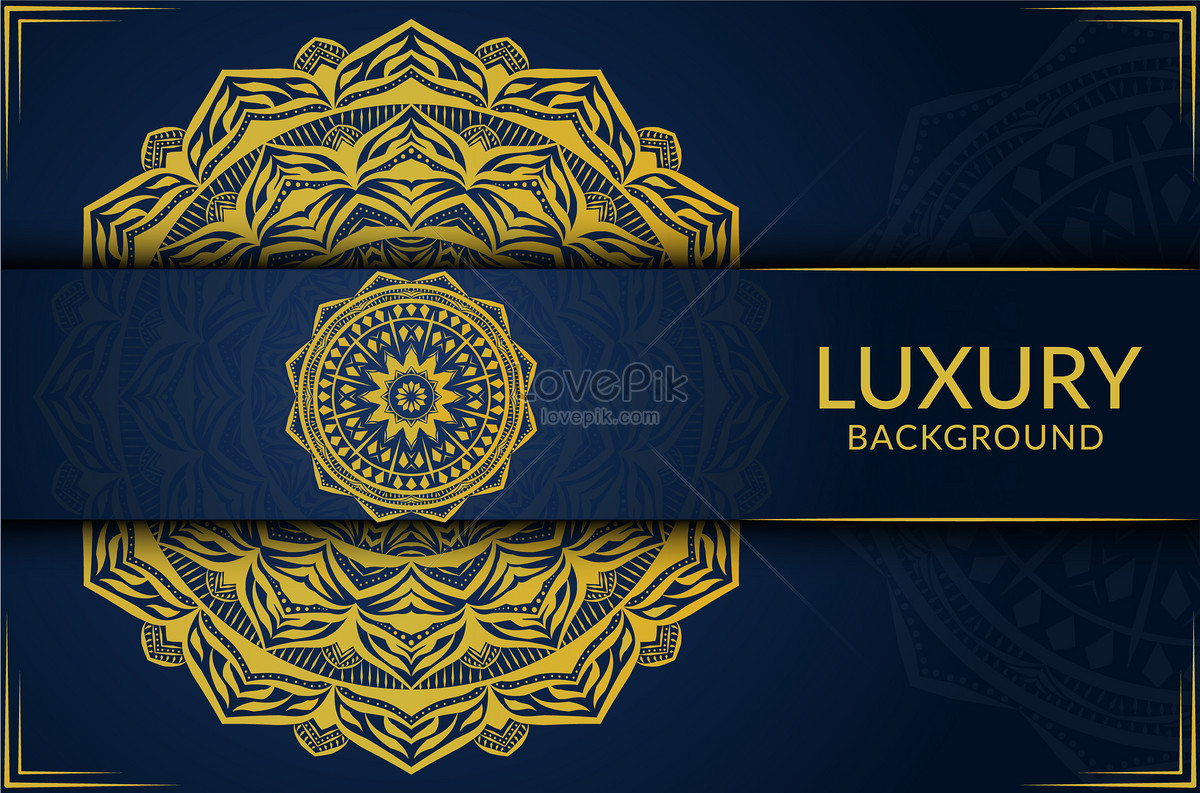 Elegante Fondo Dorado Mandala Imagen de Fondo Gratis Descargar en Lovepik