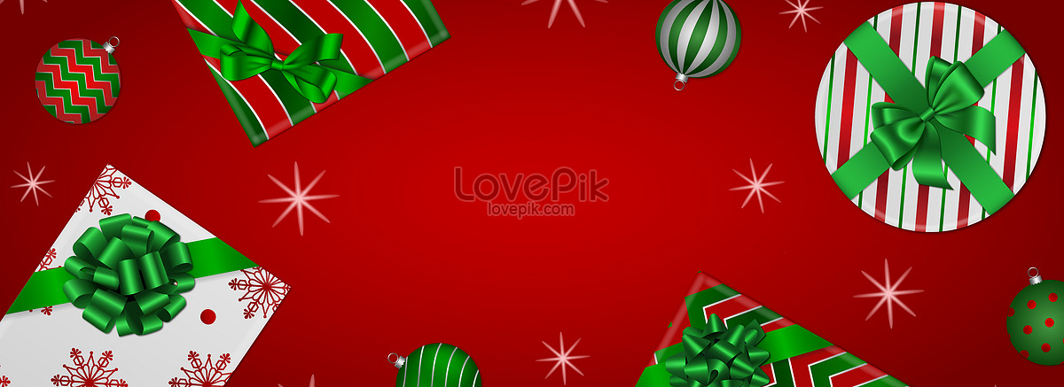 Gift Boxes And Christmas Balls Banner Background Download Free | Banner  Background Image on Lovepik | 450042425
