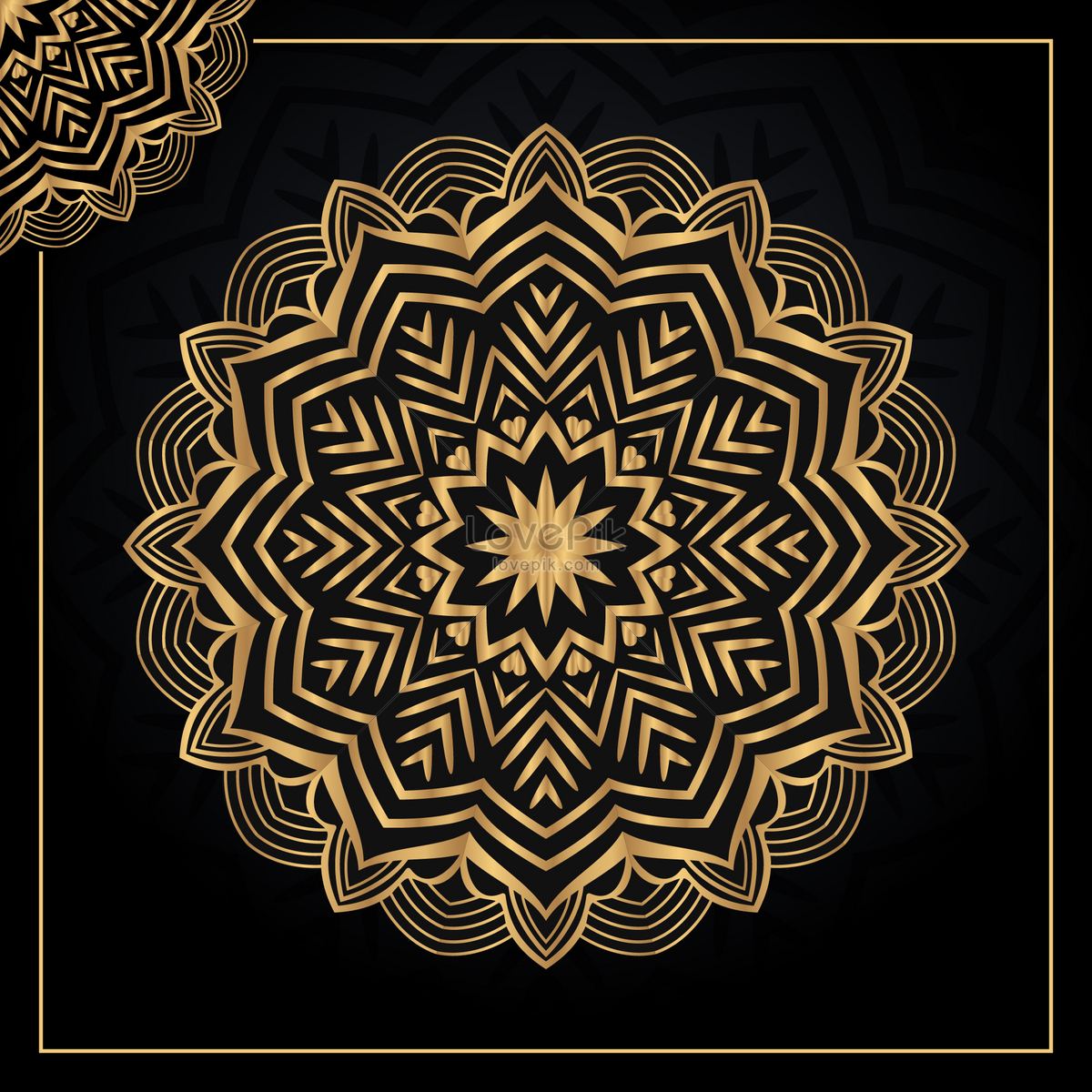 Luxury Arabesque Mandala Background Design For Wedding Card Download Free |  Banner Background Image on Lovepik | 450068104