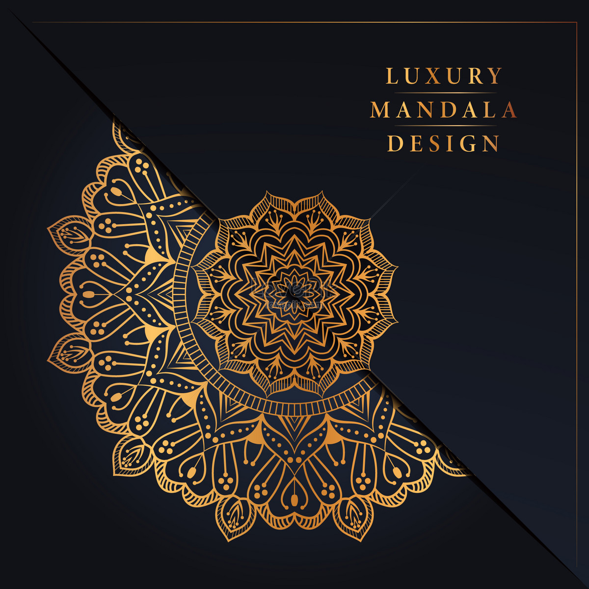 Fondo De Lujo Golden Mandala Imagen de Fondo Gratis Descargar en Lovepik