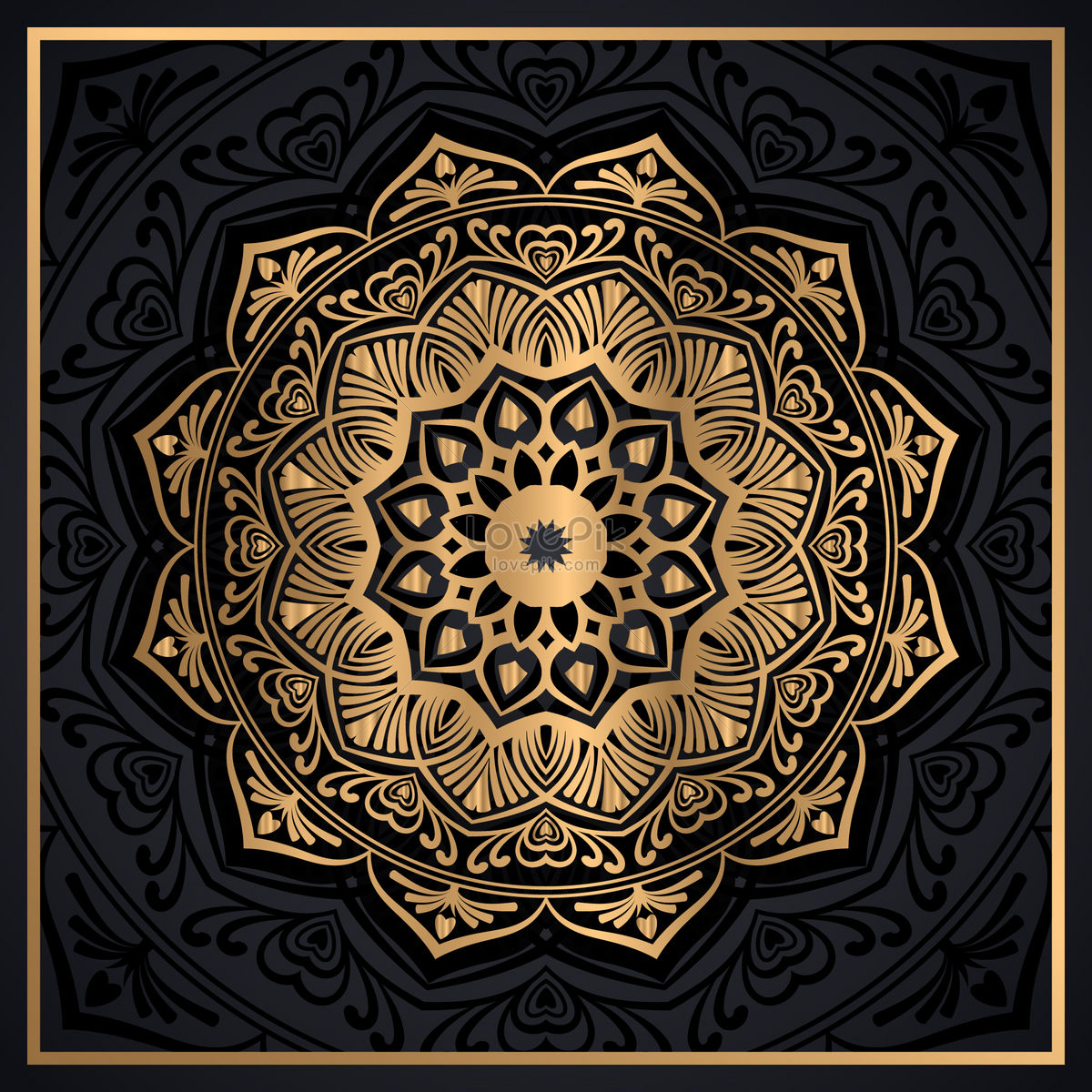 Luxury Ornamental Mandala Background With Golden Arabesque Style Download  Free | Banner Background Image on Lovepik | 450068105