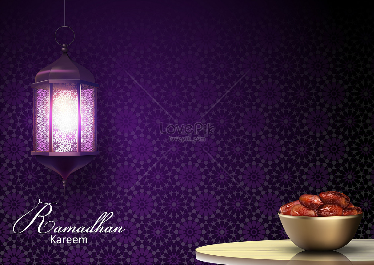 Ramadan Kareem Background With Lantern And Red Dates Download Free | Banner  Background Image on Lovepik | 450009065