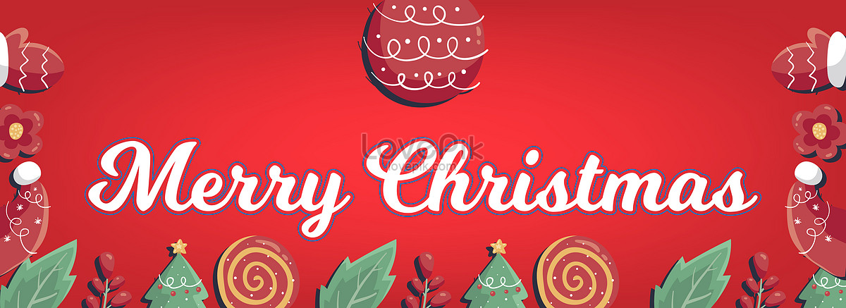 Red Creative Merry Christmas Banner Background Download Free | Banner  Background Image on Lovepik | 450042460