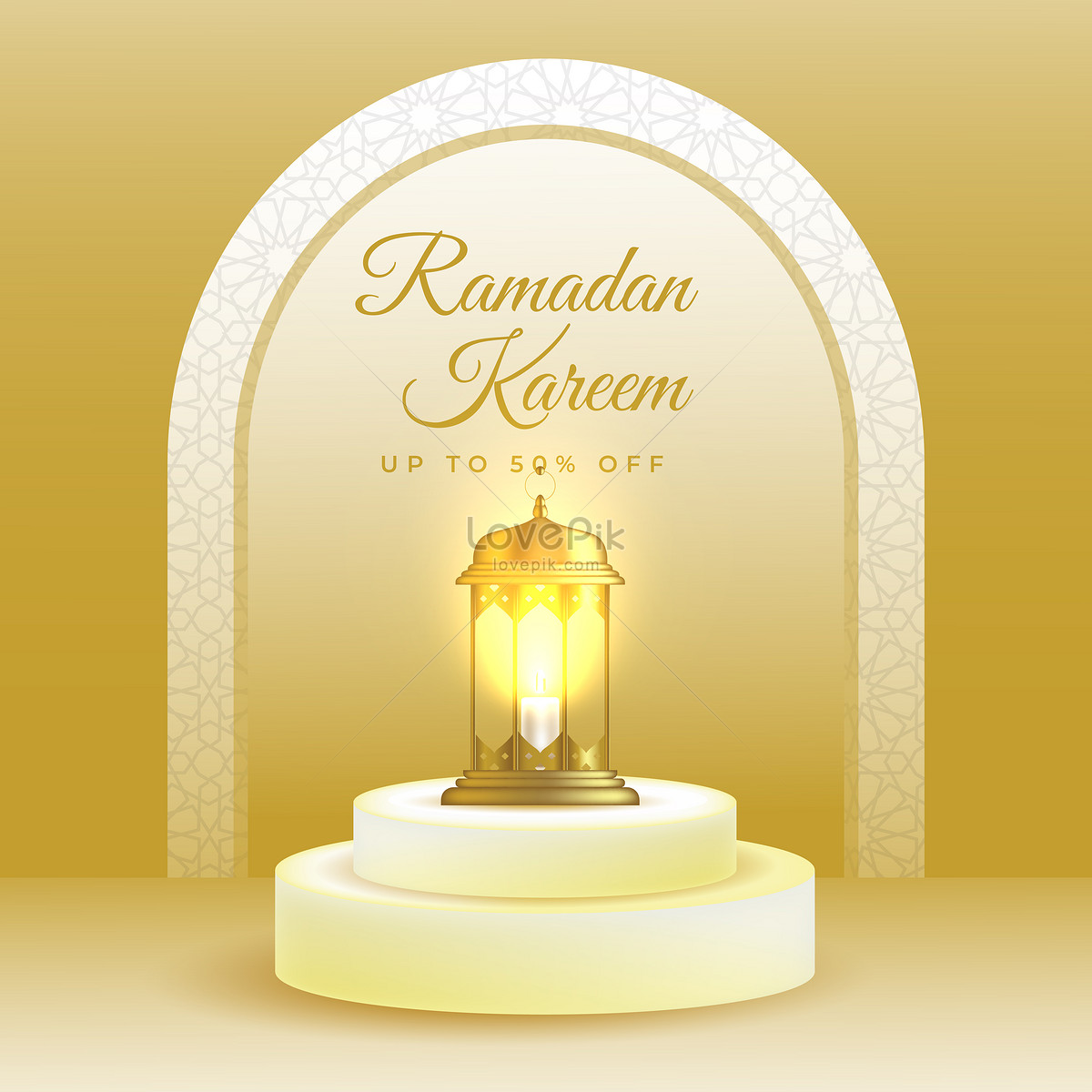 Yellow Ramadan Kareem Banner Background Download Free | Banner Background  Image on Lovepik | 450066647