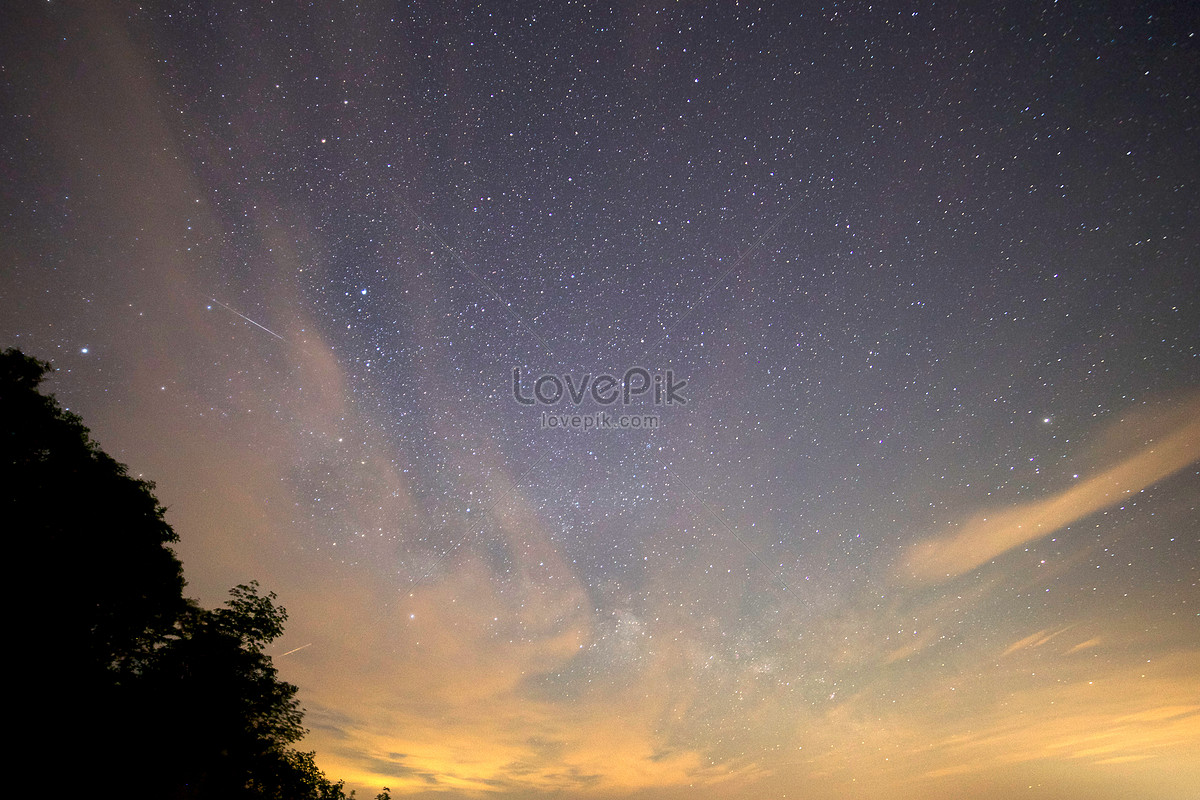 Photo De Ciel Avec étoilesnuméro De Limage100330774format