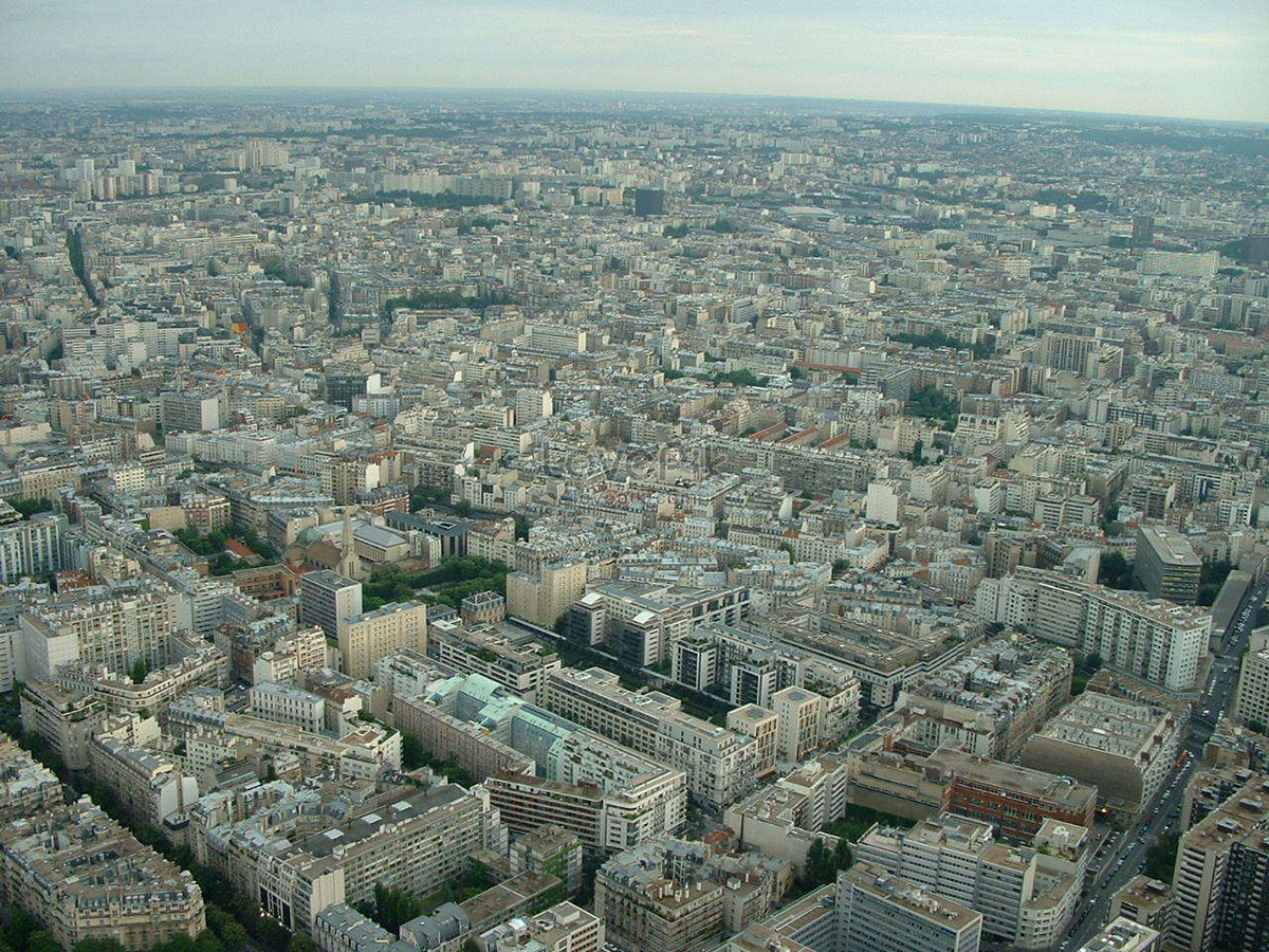 Pemandangan Indah Menara Eiffel Di Paris Gambar Unduh