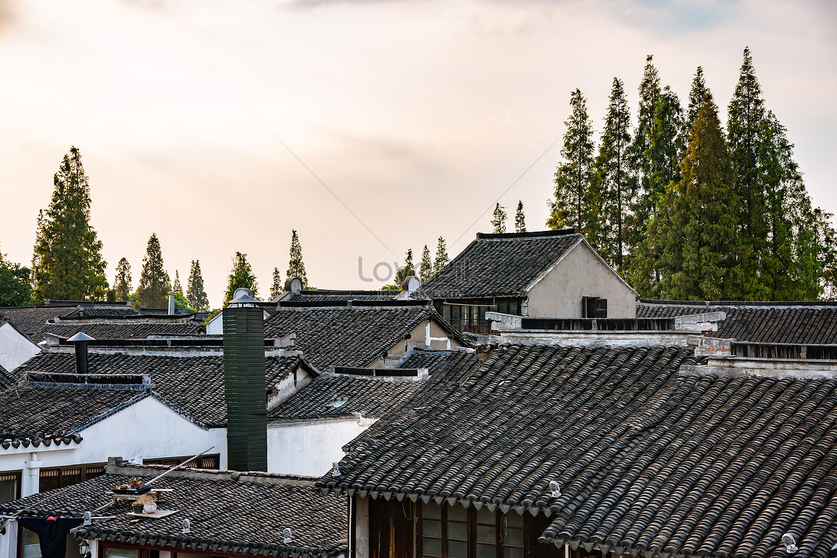 Architecture Of Zhujiajiao Ancient Town On Tourism And Vacation Picture ...