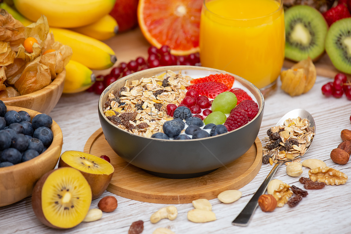 Fruit Oatmeal Picture And HD Photos | Free Download On Lovepik