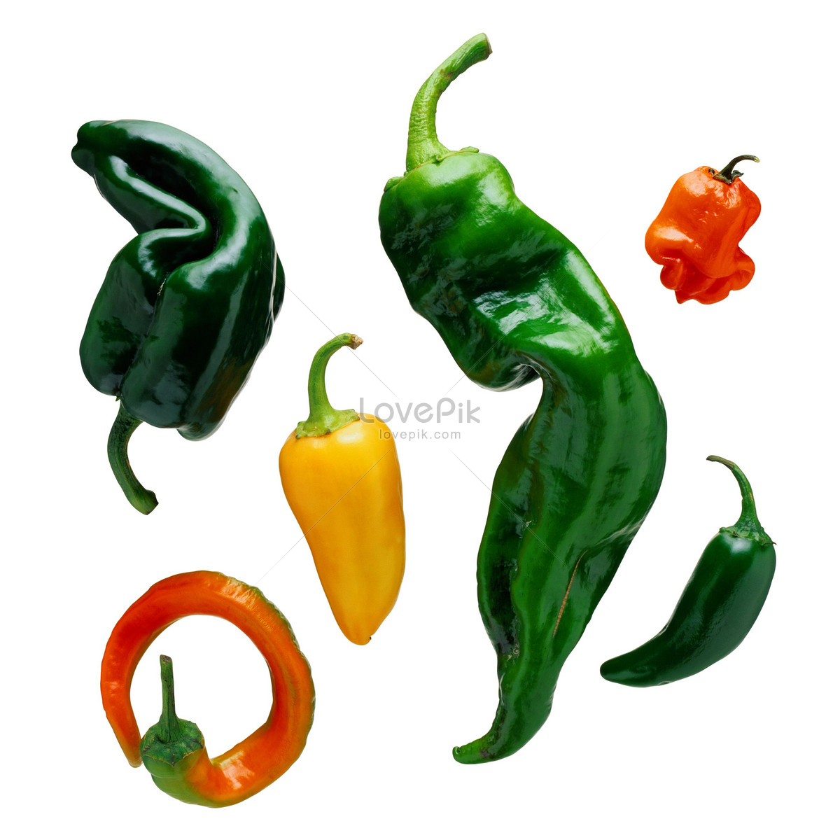 Hot Pepper Chili Isolated On A White Background Picture And HD Photos ...