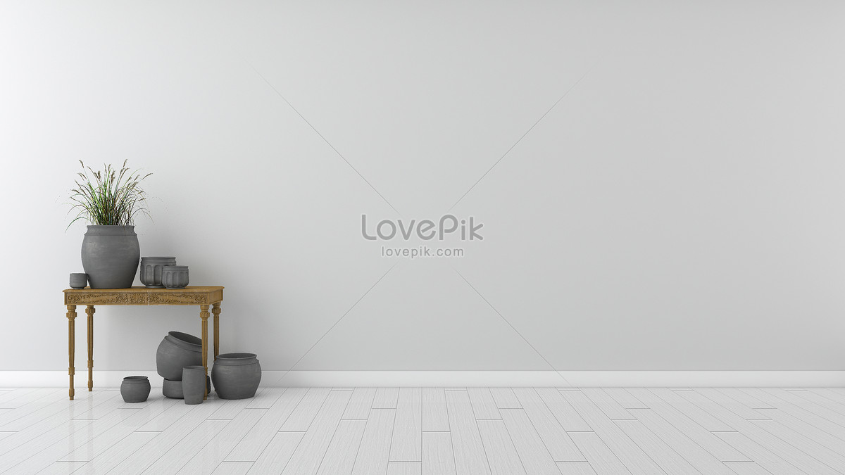 Simple Grey Interior Decoration Home Background Picture And HD Photos |  Free Download On Lovepik