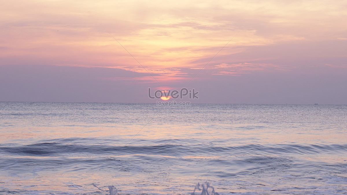 해변에서 일출 사진 무료 다운로드 Lovepik 0936