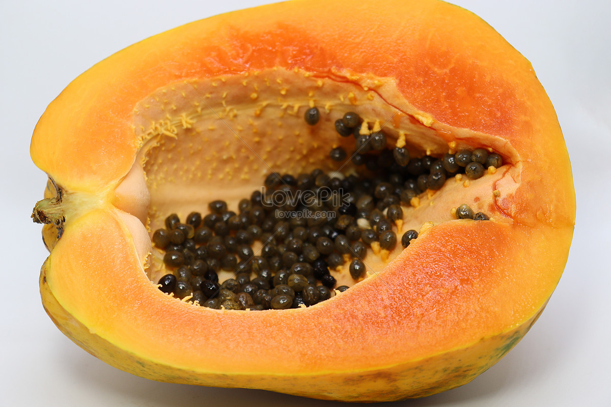 Tasty And Healthy Papaya And Seeds Picture And HD Photos | Free Download On  Lovepik
