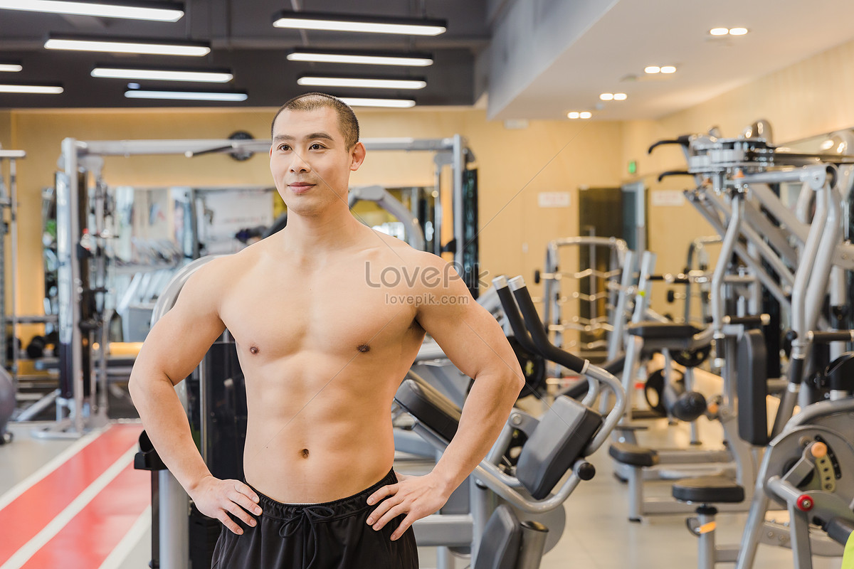 Gratis Foto Gym Menunjukkan Otot Pria Binaragawan Unduh Di Lovepik