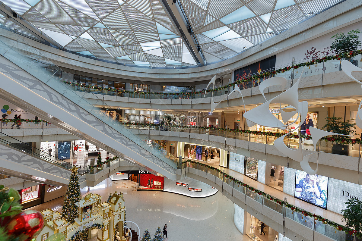 Shopping And Living Shopping Mall In Lujiazui, Shanghai Picture And HD ...