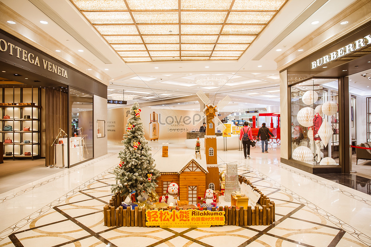 Shopping Malls And Beautiful Christmas Decorations Picture And HD ...