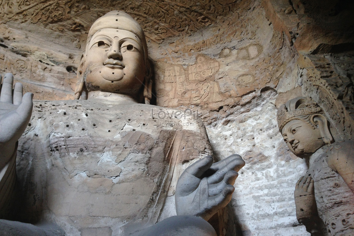 Статуя Будды Юньган. Уза буда