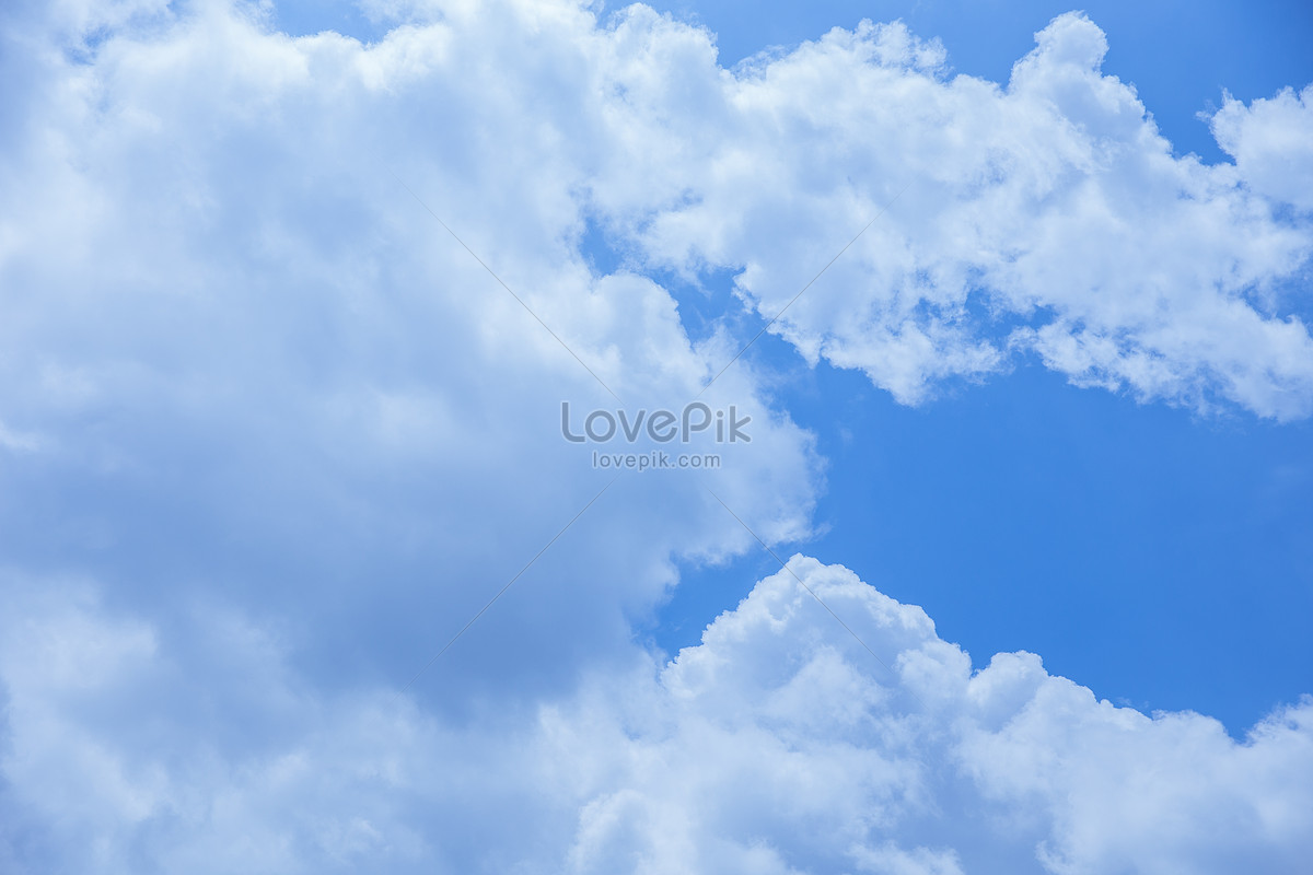 Blue Sky And White Clouds Background Material Picture And HD Photos | Free  Download On Lovepik