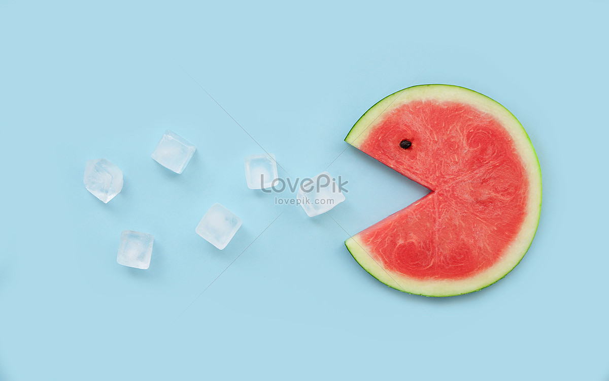 Summer Cool And Refreshing Spray Ice Watermelon Picture And HD Photos ...
