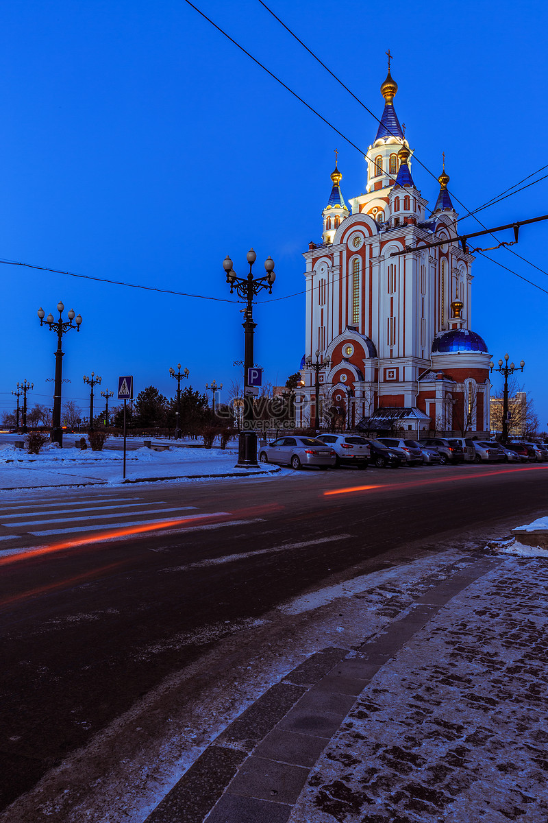 Церковь под ночь изображение_Фото номер 500420990_JPG Формат  изображения_ru.lovepik.com