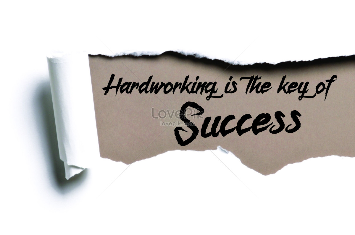 hard work is the key to success images