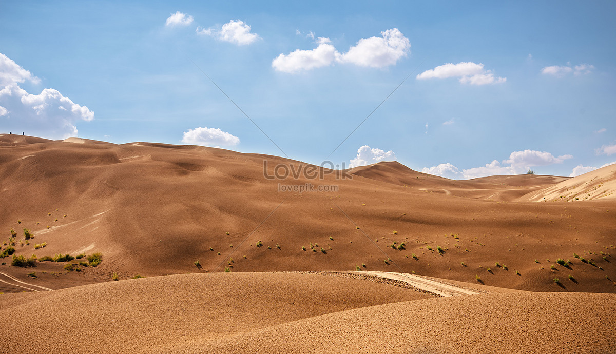 ảnh Phong Cảnh Sa Mạc Tải Xuống Miễn Phí, ảnh băng qua sa mạc, bãi biển,  bầu trời xanh đẹp Trên Lovepik