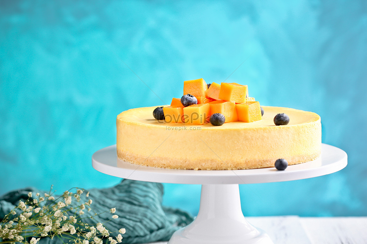 Mediterranean Cheeses Mango Cake Picture And HD Photos | Free Download ...