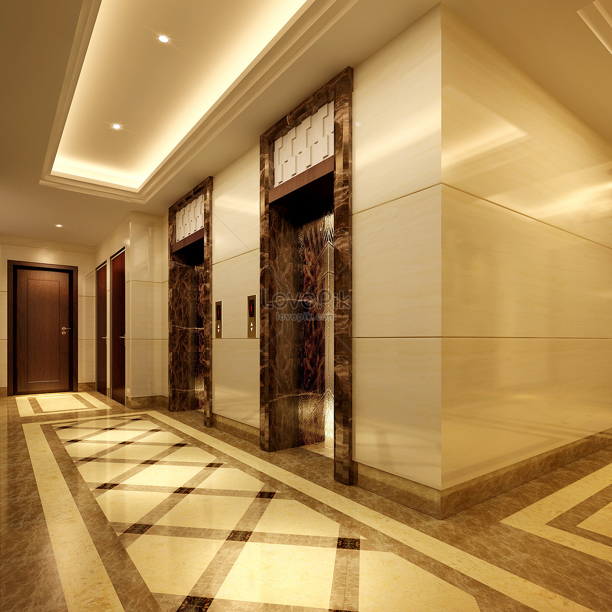 Modern Corridor Effect Map Picture And HD Photos | Free Download On Lovepik