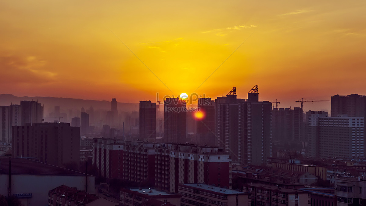 Urban Sunrise Cloud Skyline Picture And HD Photos | Free Download On ...