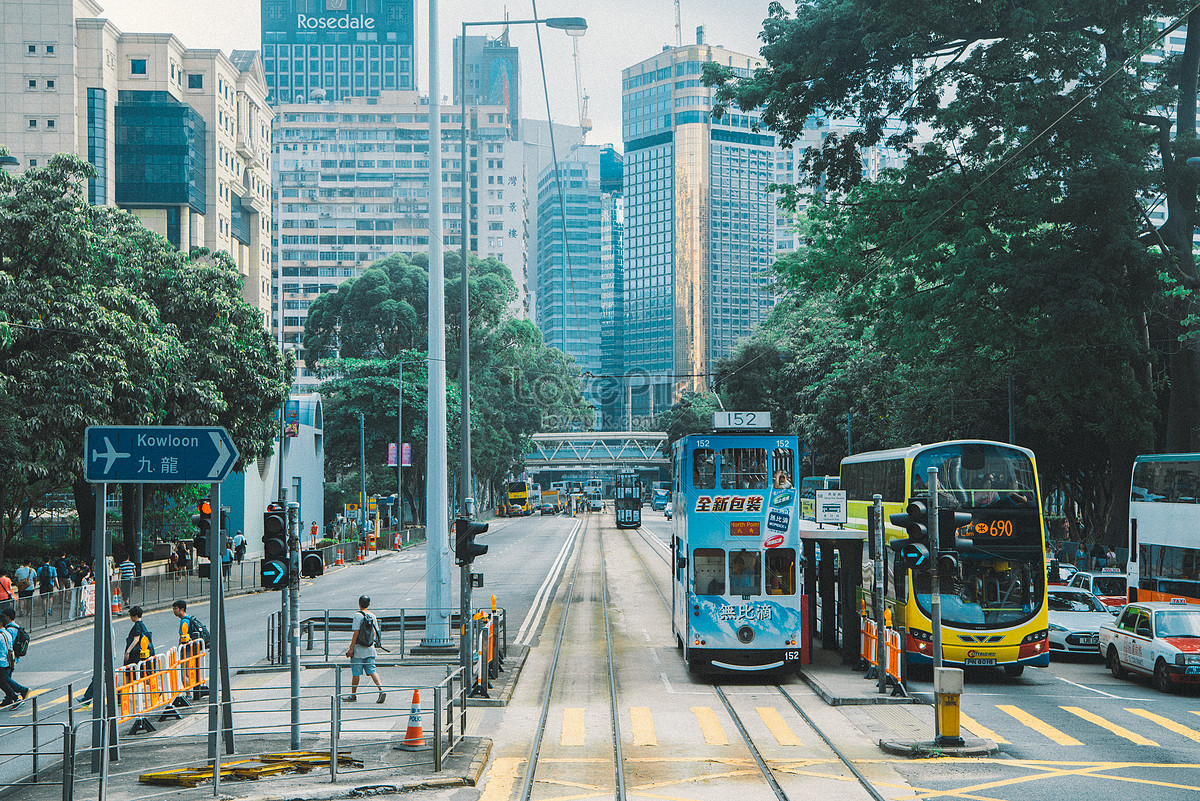 Ding Ding Cars On The Streets Of Hong Kong Picture And HD Photos | Free ...