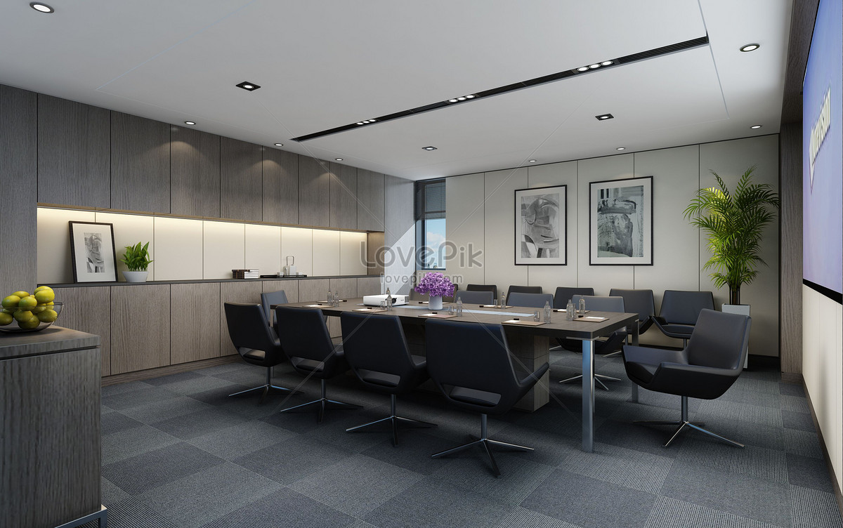 Modern Minimalist Office Space Conference Room Interior Design E Picture  And HD Photos | Free Download On Lovepik