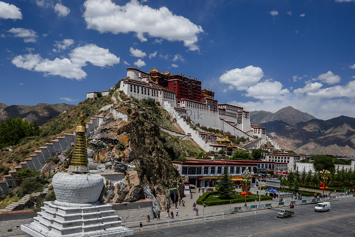 ảnh Phong Cảnh Ngoạn Mục Potala Palace ở Lhasa Tibet Tải Xuống Miễn Phí,  ảnh tây tạng, lhasa, khu tự trị tây tạng trung quốc đẹp Trên Lovepik