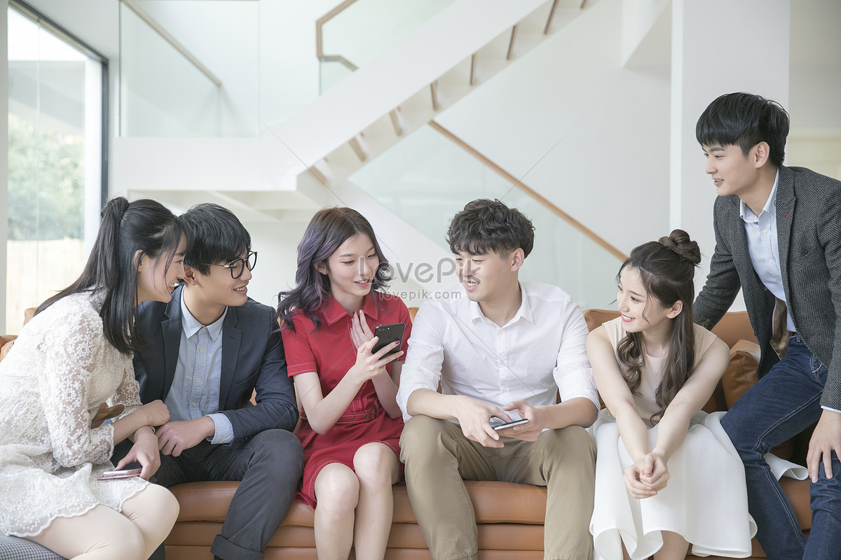 the youth party was a pleasant conversation, couple, chat, party HD Photo