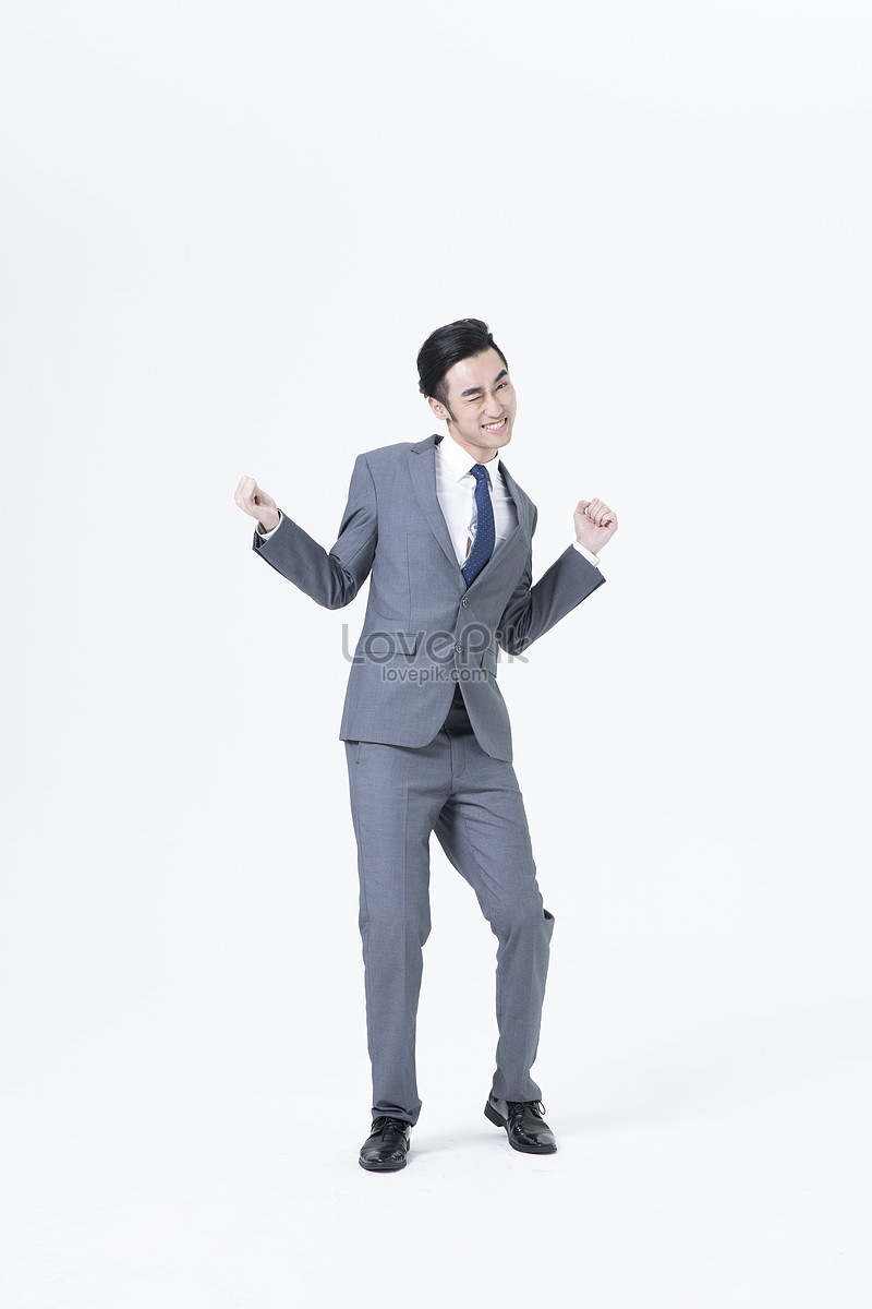 A Cheering Business Man Picture And HD Photos | Free Download On Lovepik