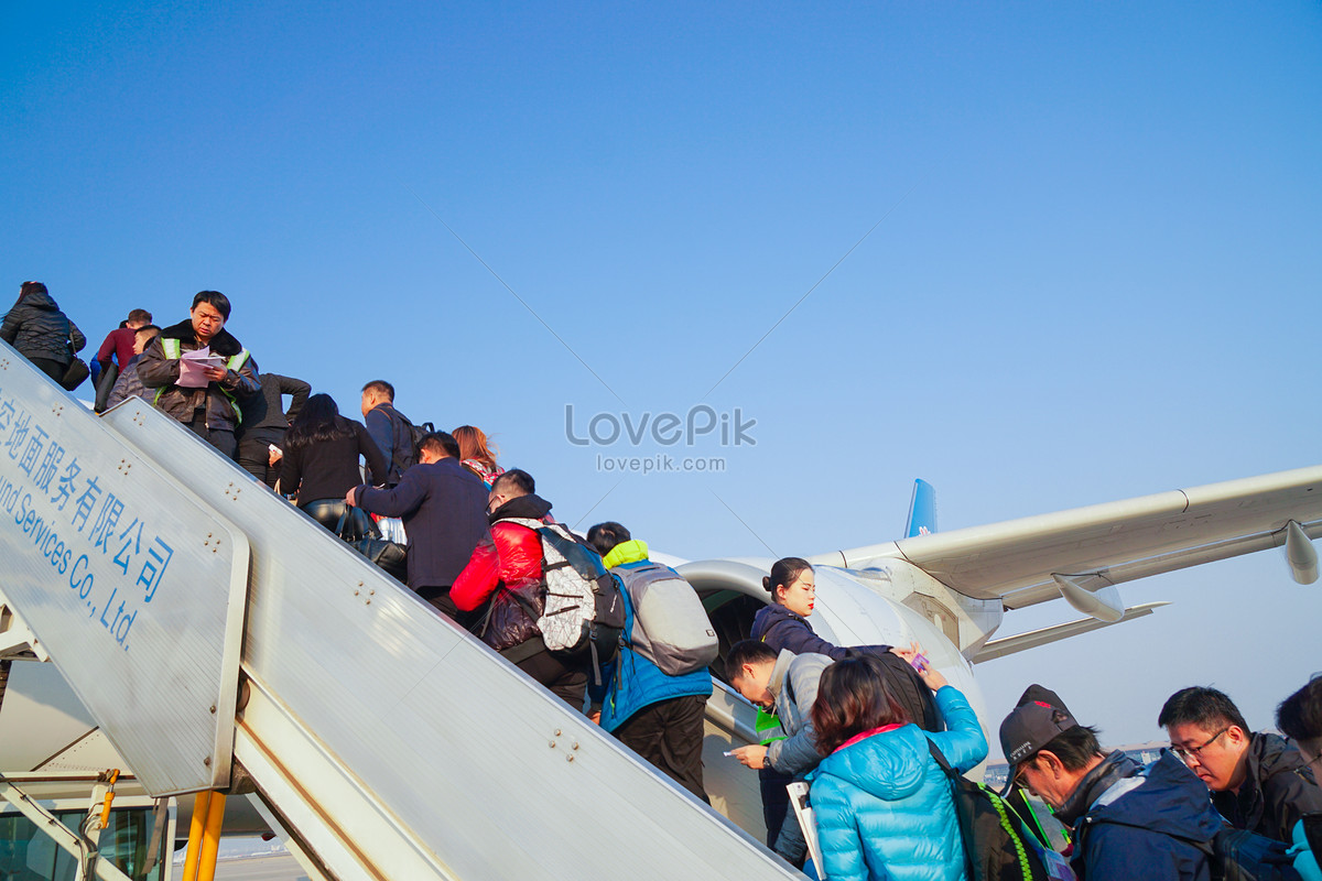 Aeropuerto Cogiendo Un Avion Foto | Descarga Gratuita HD Imagen de Foto -  Lovepik