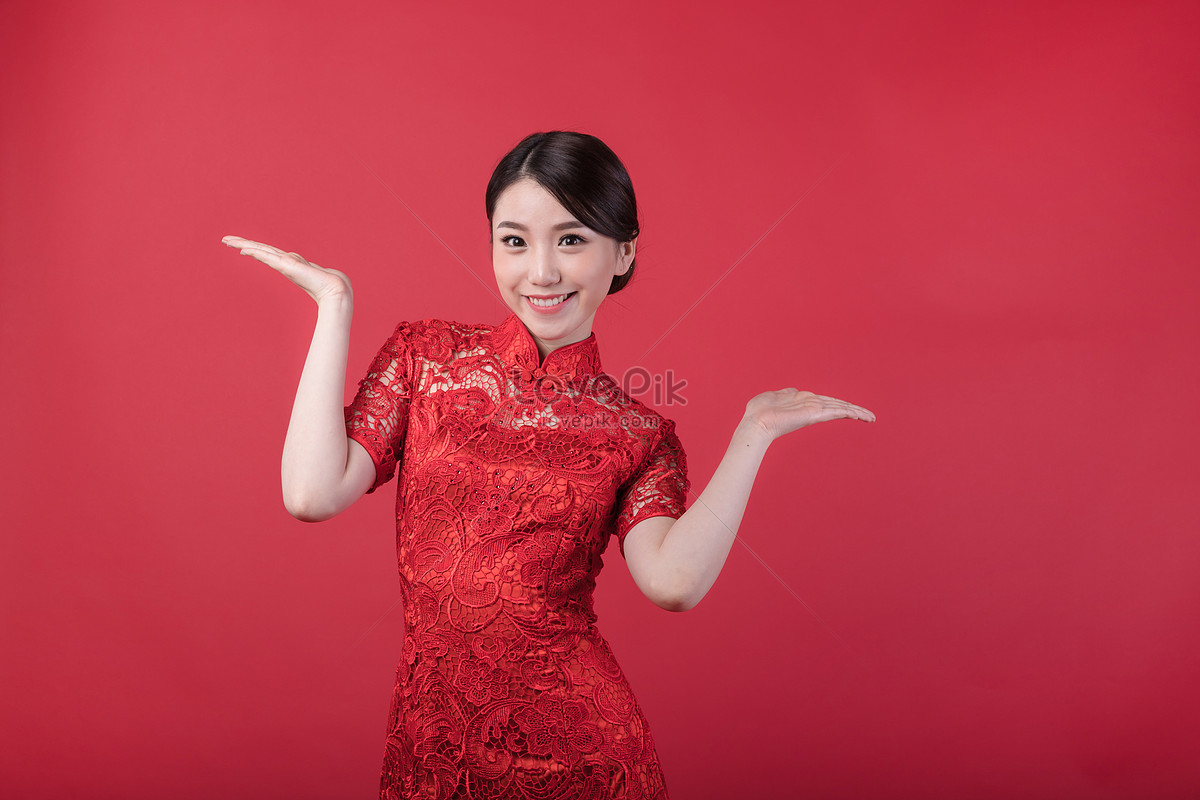 Chinese new year on sale qipao