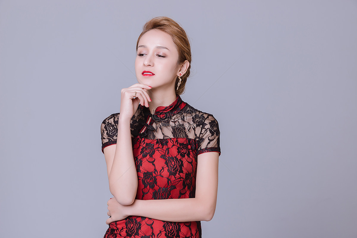 Elegant Cheongsam Beauty Model Picture And HD Photos | Free Download On ...