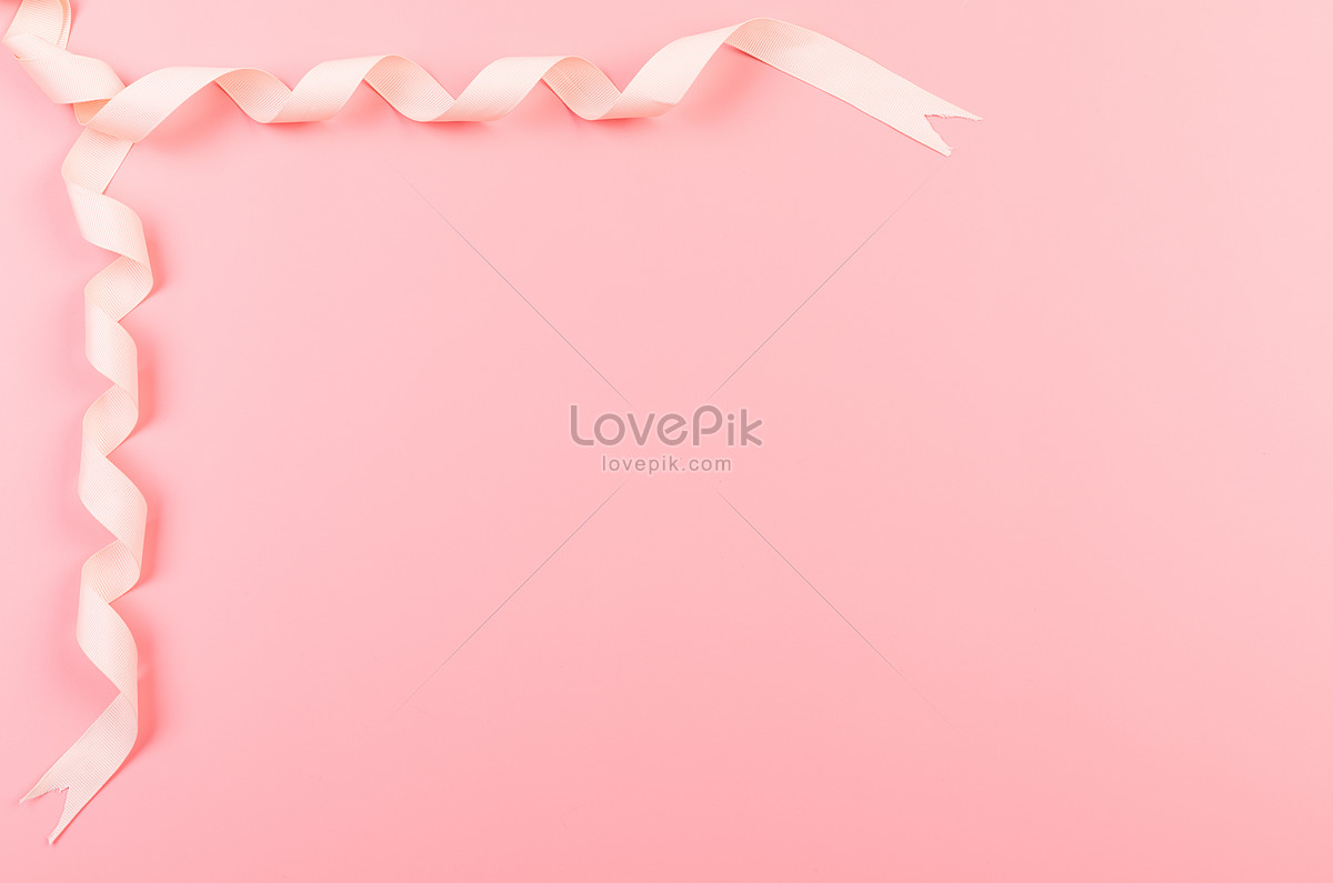 Pink Background Silk Satin Ribbon Picture And HD Photos | Free Download