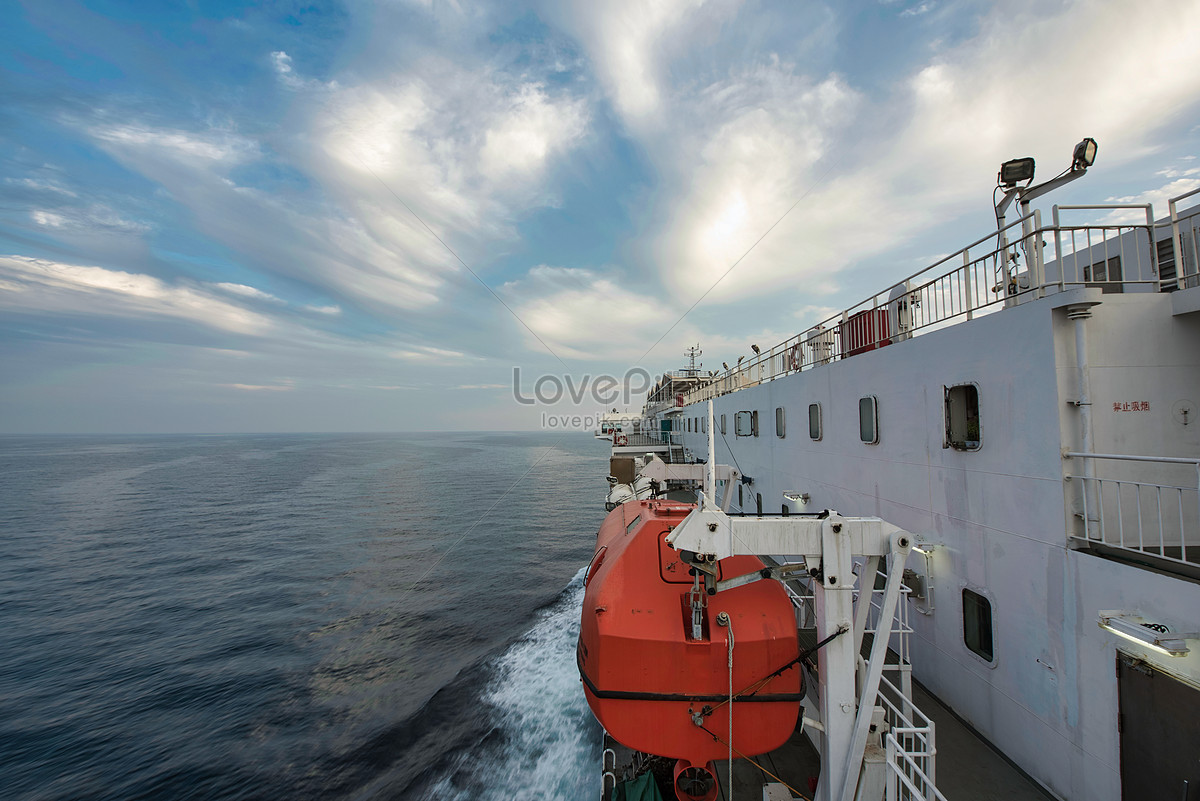 Ro ro passenger voyage, maritime, cloud, sea boat HD Photo