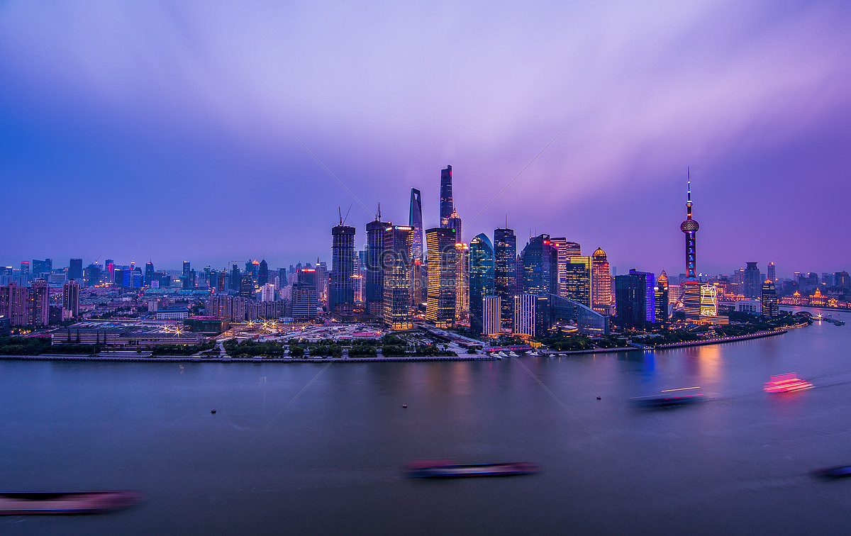 Shanghai North The Bund Night Scene Picture And HD Photos | Free ...