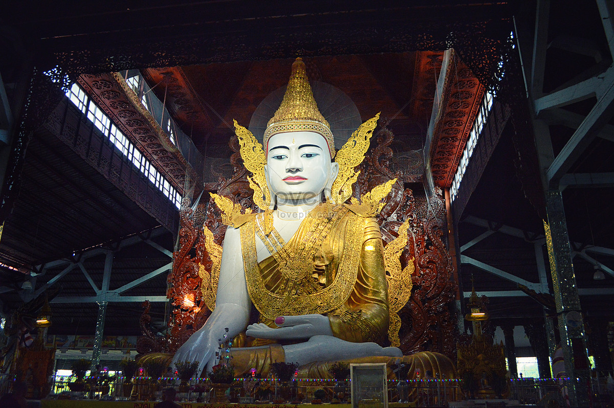 The Buddha Statue Of The Buddha In Yangon Burma Picture And HD Photos |  Free Download On Lovepik