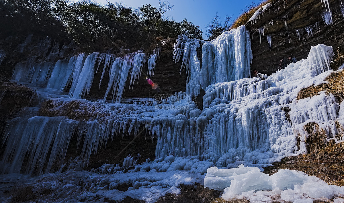 Зимний водопад изображение_Фото номер 500816996_JPG Формат  изображения_ru.lovepik.com