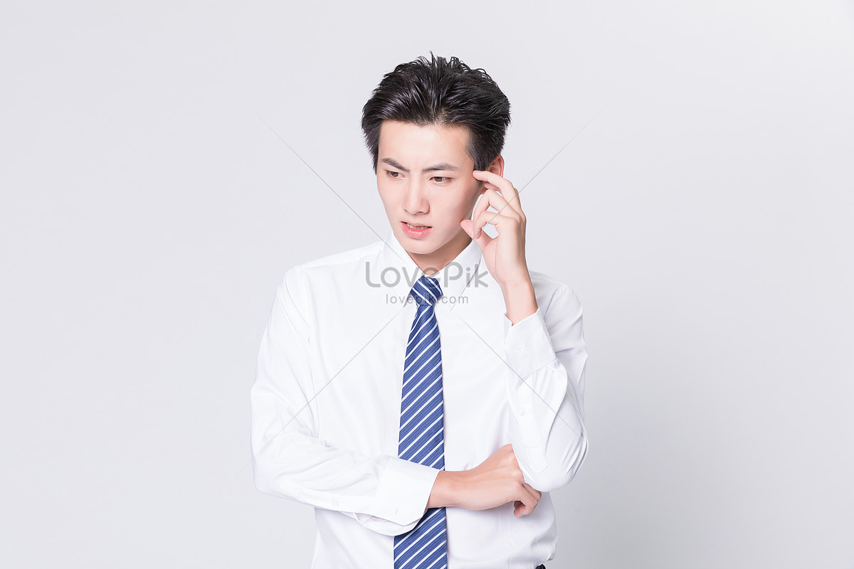 Business Men In Thinking Picture And HD Photos | Free Download On Lovepik