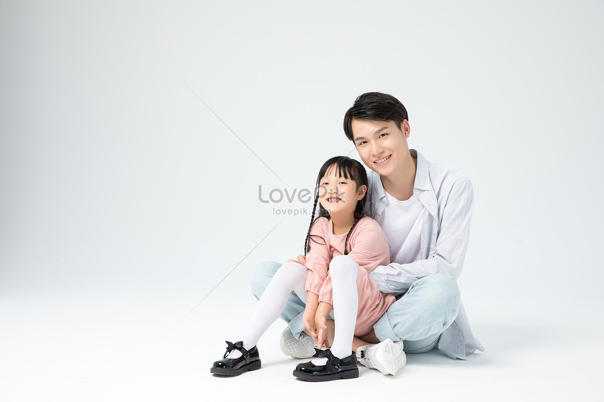 Padre E Hija Retrato Padre Hijo Foto | Descarga Gratuita HD Imagen de Foto  - Lovepik